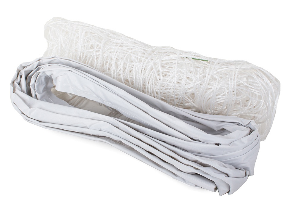 Fileu, plasa pentru volei, tenis, badminton, 9.5 x 1 m, portabil, rezistent, geanta de depozitare, alb [5]