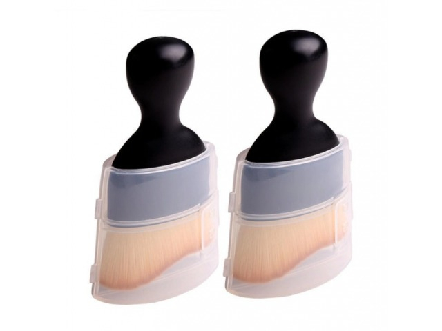 Perie pentru curatare interior auto, plastic/nailon, negru [4]