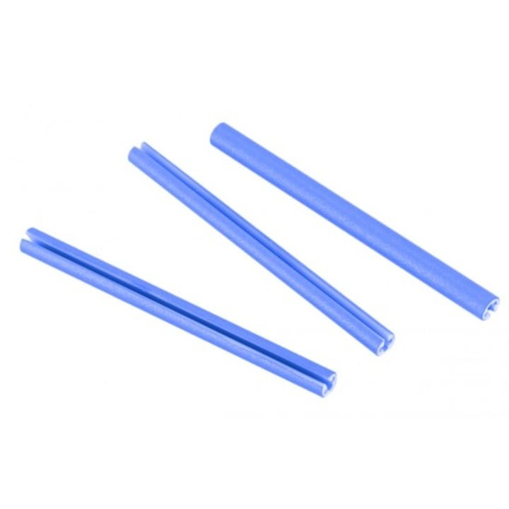 Set 12 tuburi reflectorizante, rezistente la conditii meteorologice, pentru spitele bicicletei, lungime 7.5 cm, albastru [3]