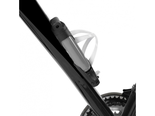 Pompa manuala pentru bicicleta, cu suport pentru prindere pe cadru, multifunctionala, 19 cm, negru/gri [6]