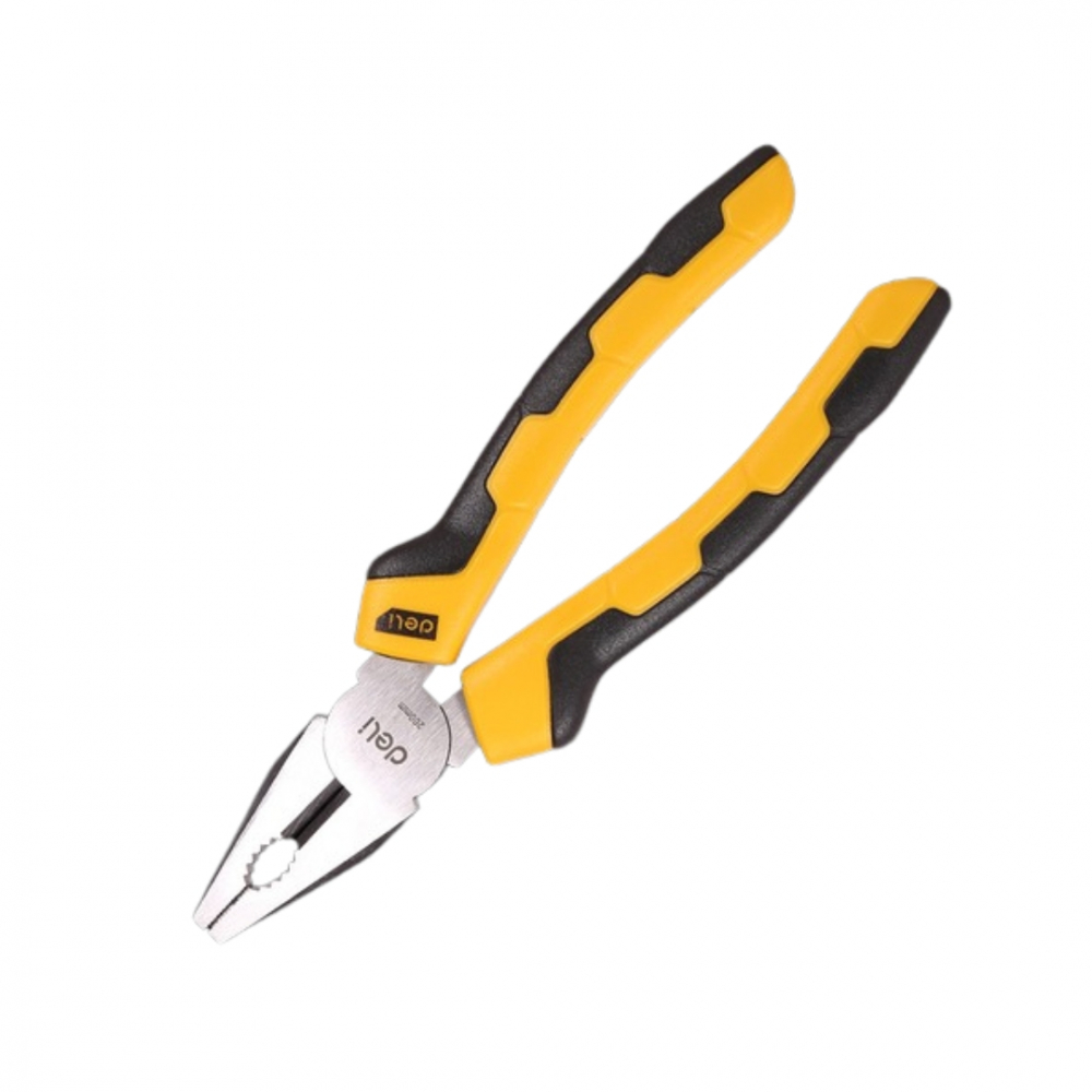 Cleste combinat, otel carbon, 20 cm, negru galben