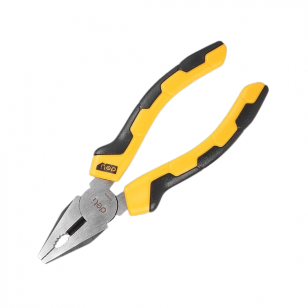 Cleste combinat, otel carbon, 15 cm, negru galben