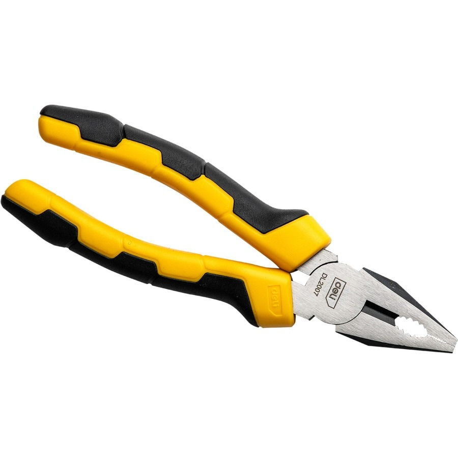 Cleste combinat, otel carbon, 17.5 cm, negru galben