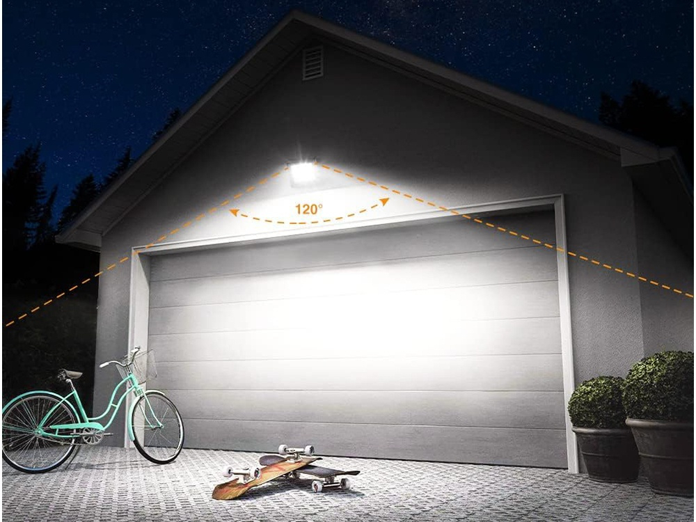 Proiector LED, iluminare exterior, putere 10 W, lumina rece 6000K, protectie IP66, rezistent la intemperii, negru [8]