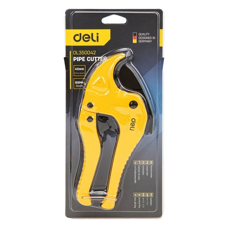 Cleste pentru taiat tevi, ergonomic, 42 mm, galben [3]