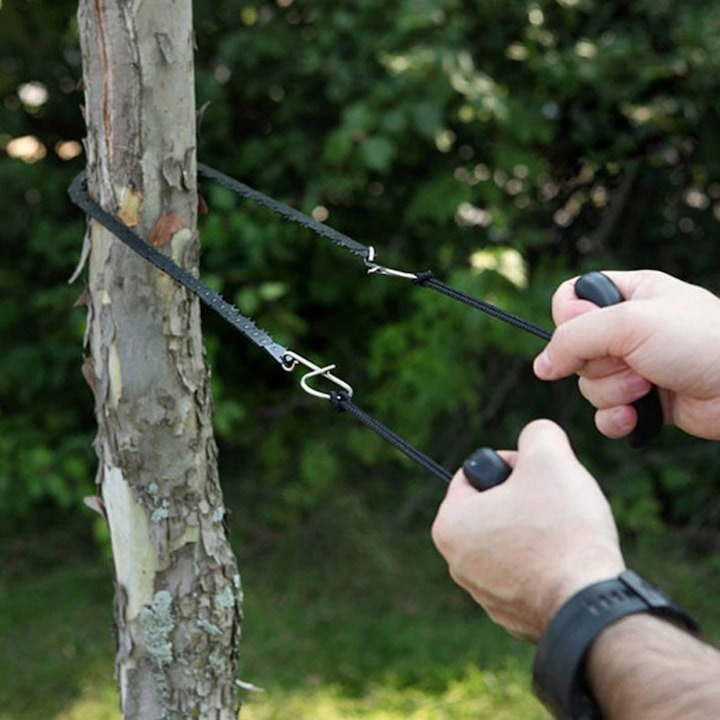 Fierastrau de buzunar, otel, lungime 50 cm, pentru camping, drumetii [6]