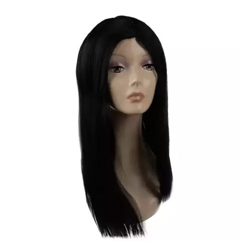 Peruca Neagra Wednesday Addams cozi impletite [2]
