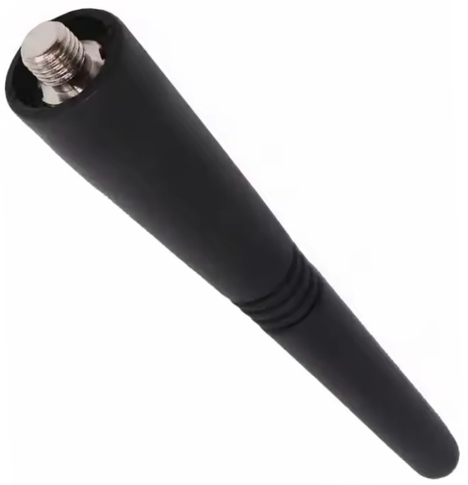 Antena radio auto, universala, plastic/otel, 3 adaptoare incluse, lungime 9 cm, negru [6]