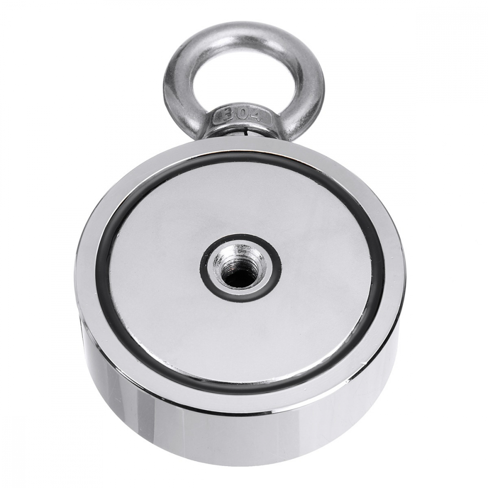 Magnet neodim si franghie, pentru pescuit, diametru 60 mm, lungime franghie 20 m [5]
