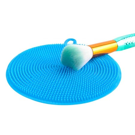 Burete multifunctional curatare pensule,make up, spalator vase - Albastru [5]