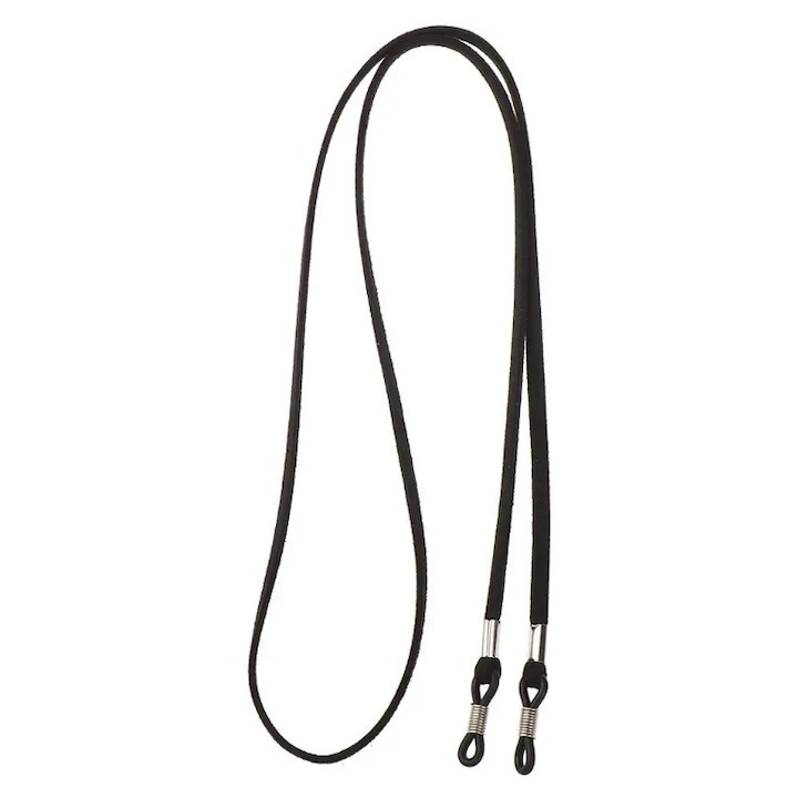 Snur pentru ochelari, textil, 70 cm, negru [4]