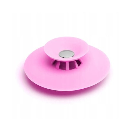 Dop chiuveta/cada din silicon, universal, rezistent la temperaturi ridicate/scazute - Roz [2]