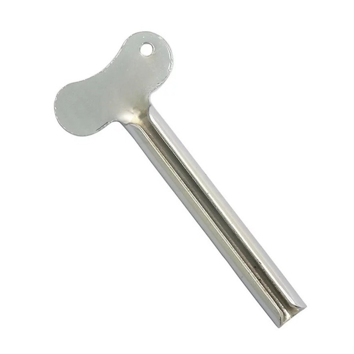 Cheita, storcator pentru tub gel, vopsea, polygel, pasta de dinti, metal/otel inoxidabil, argintiu [6]