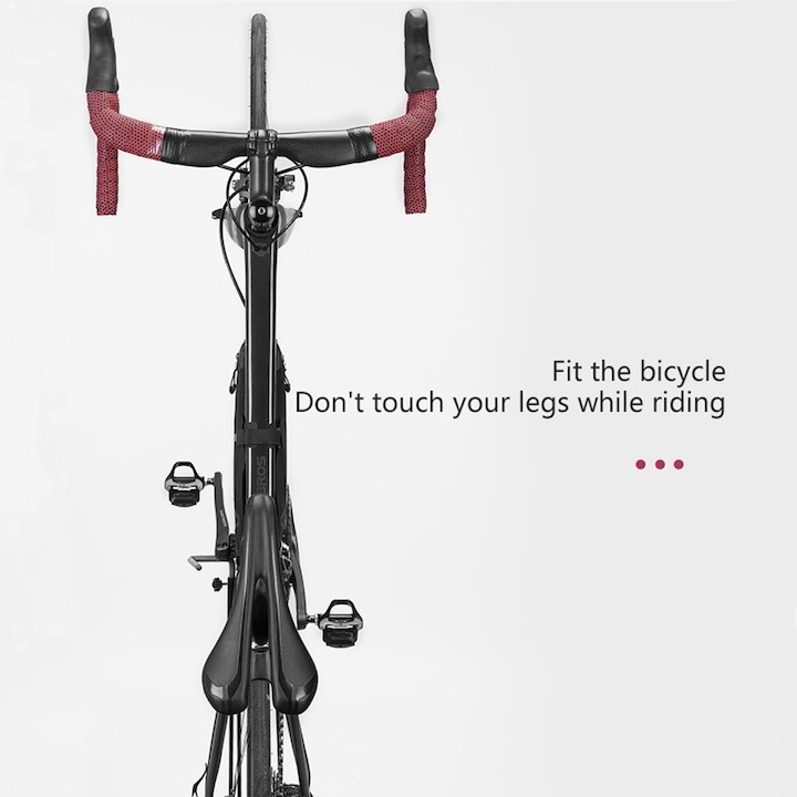 Geanta pentru bicicleta, impermeabila, 30 x 10.5 x 4.5 cm, negru [5]