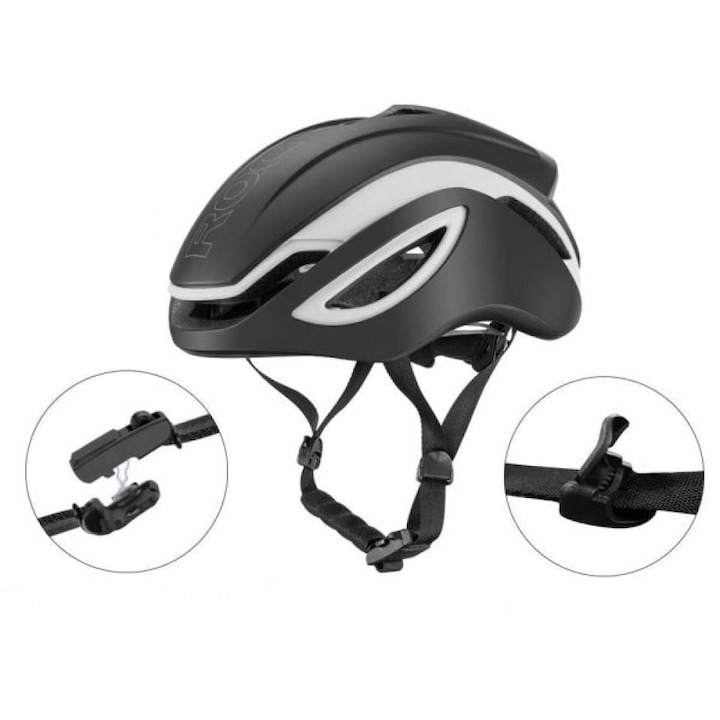 Casca de protectie pentru bicicleta, trotineta, role, scuter, skateboard, ATV, 58 - 61cm, negru [2]