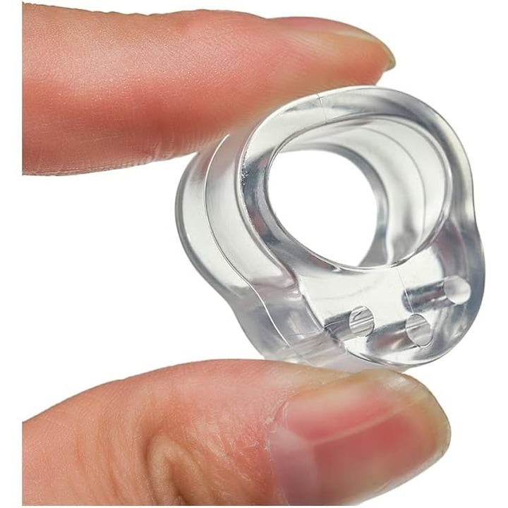 Set 12 bucati opritor, protectie pentru maner usa, silicon, montare usoara, 31 x 23 x 17 mm, transparent [7]