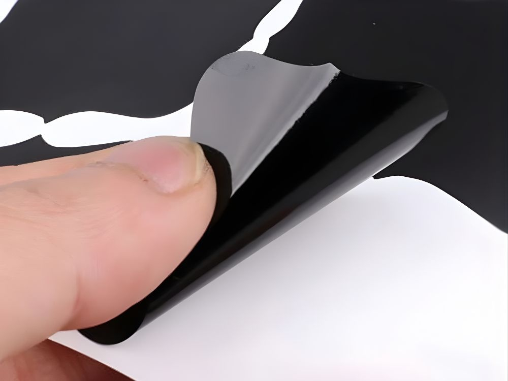 Set 192 etichete autoadezive, marker alb inclus, PVC, reutilizabil, 5.5 x 3.5 cm, universal, pentru plastic, metal, sticla, negru [12]