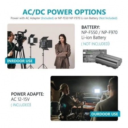 Kit de 2 panouri Neewer Bi Color 480 LED,trepiezi 200 cm,2 difuzoare softbox,telecomanda,geanta transport [5]