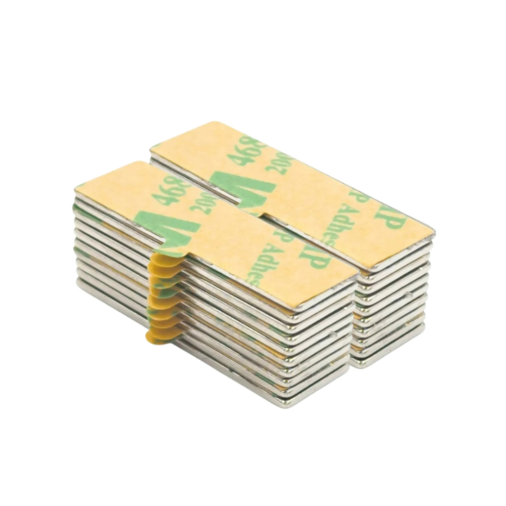 Set 50 magneti neodim, autoadezivi, universali, diverse activitati, 30x10x1 mm [1]