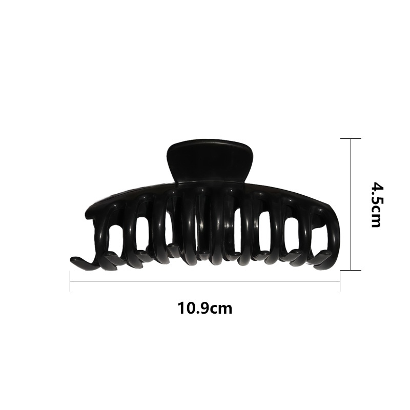 Set 6 cleme pentru par, confortabile, rezistente, silicon moale, 10.9 x 4.5 cm, multicolor [5]