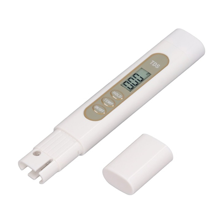 Tester apa, digital, TDS, interval 0-9990 ppm, plastic, alb [6]