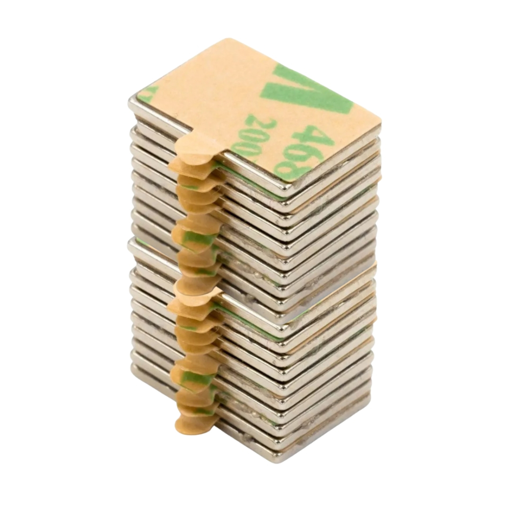 Set 50 magneti neodim, autoadezivi, universali, diverse activitati, 15x10x1 mm [1]