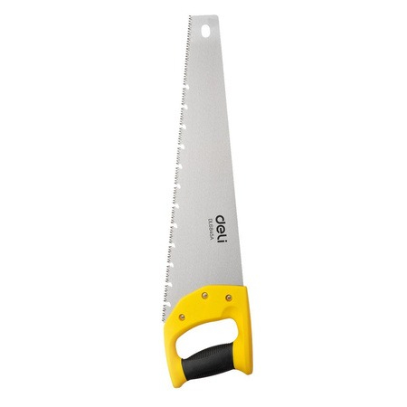 Fierastrau de mana, otel, pentru lemn, 45 cm, galben [1]