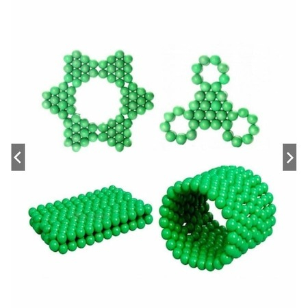 Joc de indemanare, 216 bile magnetice, Fluorescente, 5 mm [2]
