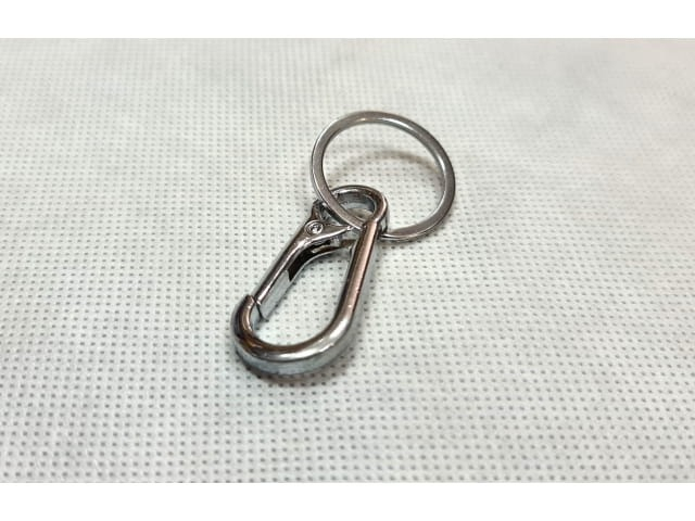 Set 12 brelocuri tip carabina, 8.5 x 4 cm, metal, argintiu [11]
