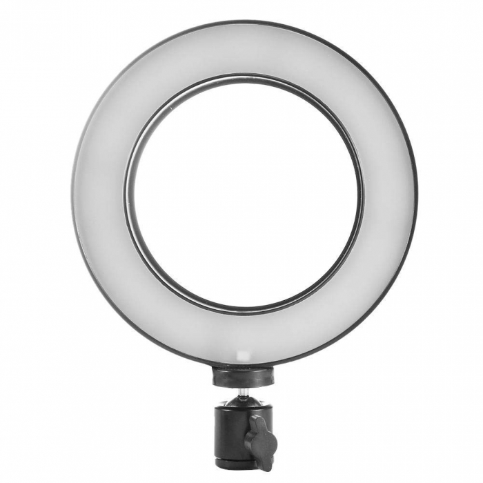 Lampa circulara LED 16 cm diametru,cap bila rotativ 360 grade, suport universal cu talpa si filet 1/4 inclus [2]