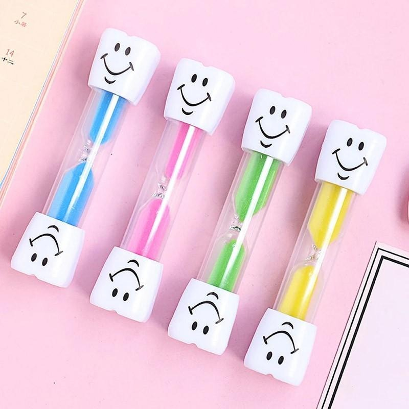 Set 10 clepsidre pentru perierea dintilor, 3 minute, multicolor [13]