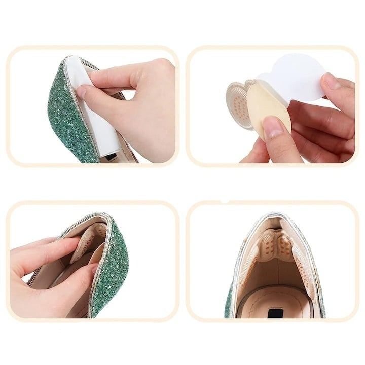 Set 2 branturi pentru calcaie – pernite moi din gel siliconic pentru confort sporit si protectie la mers, potrivite pentru diverse tipuri de incaltaminte [8]