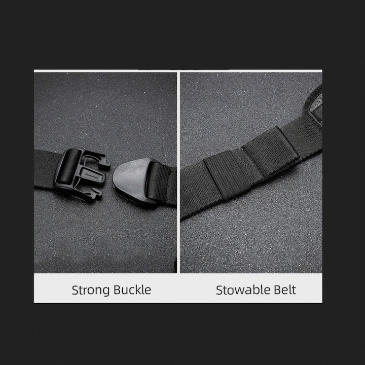 Borseta sport, pentru ciclism, alergat, drumetii, 24,5 x 20 x 30 cm, negru [4]