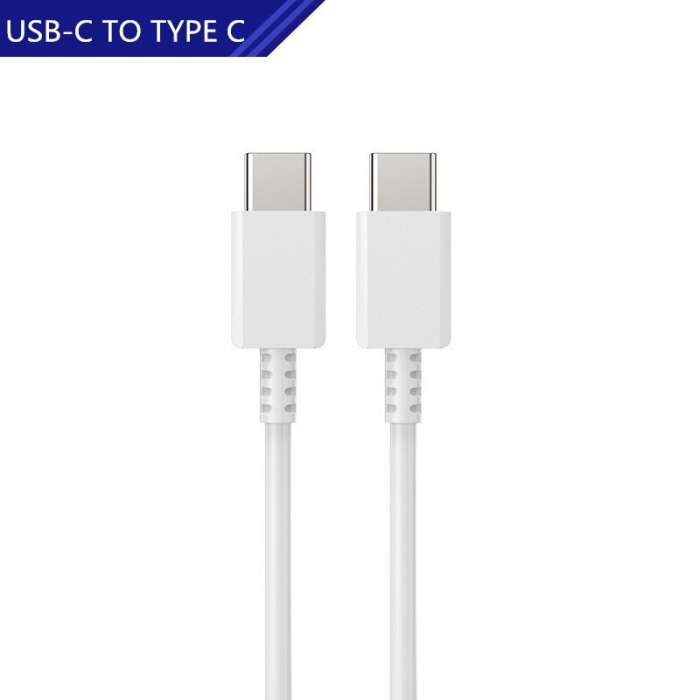 Kit incarcator auto 20W, 12-24V 1x USB,1x type C + cablu incarcare Type C-C 1 m - Alb [2]