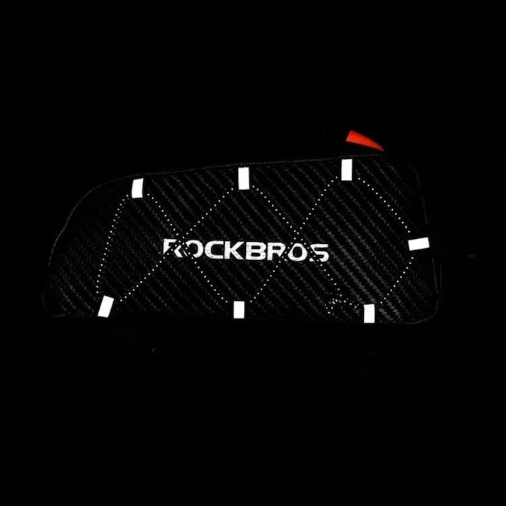 Geanta pentru bicicleta, 22 x 10 x 5.5 cm, 1l, impermeabila, negru [4]