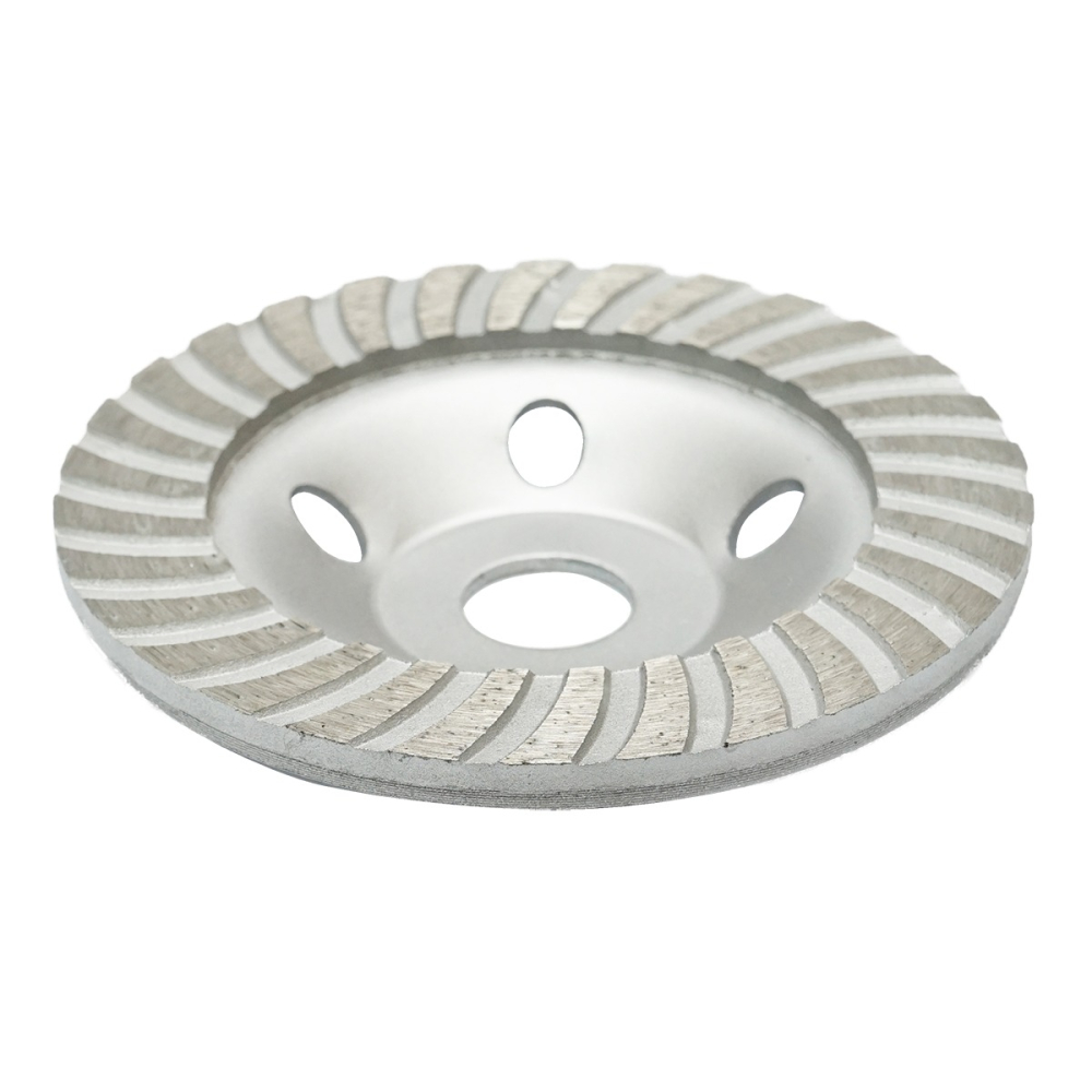 Disc diamantat, segmentat, pentru slefuire granit, beton, marmura, tip cupa, 125 x 22.23 mm [3]