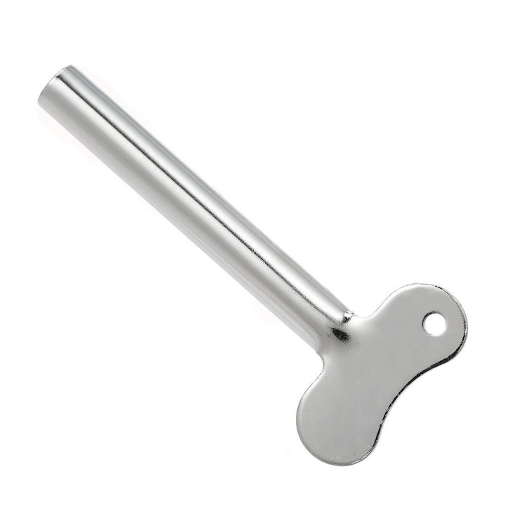 Cheita, storcator pentru tub gel, vopsea, polygel, pasta de dinti, metal/otel inoxidabil, argintiu [2]