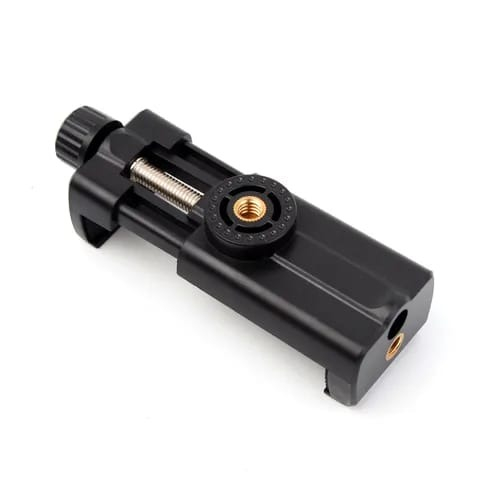 Suport telefon universal,rotire 360 grade cu deschiderea de 52-100 mm + 2 filete universale 1/4 [5]
