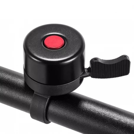 Sonerie pentru bicicleta, 3.7 x 5.4 cm, aliaj de cupru, argintiu [2]