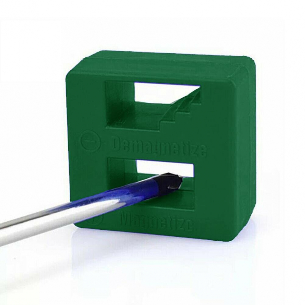 Magnetizor/demagnetizor pentru surubelnite, plastic, verde [2]