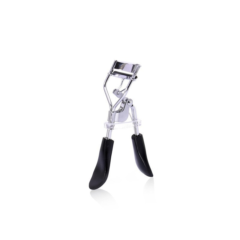 Ondulator pentru gene, tip cleste, manere confortabile, design ergonomic, metalic, 10 x 4 cm, negru [10]