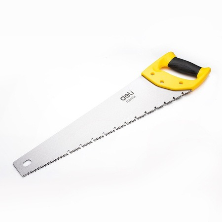 Fierastrau de mana, otel, pentru lemn, 45 cm, galben [6]