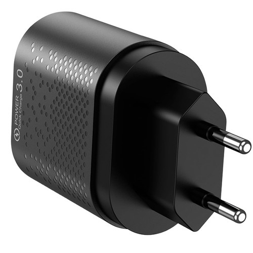 Set Incarcator priza 4x USB,incarcare rapida 3.0 Izoxis + cablu 3in1 micro USB,type C,iphone - Negru [7]
