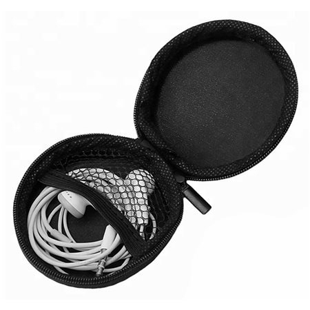 Husa pentru casti, rezistenta la socuri si stropire, plastic, 8 x 3 cm, negru [4]
