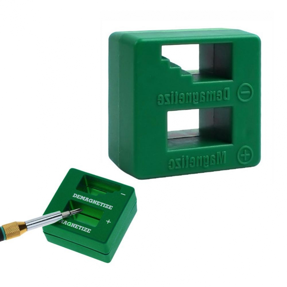 Magnetizor/demagnetizor pentru surubelnite, plastic, verde [8]