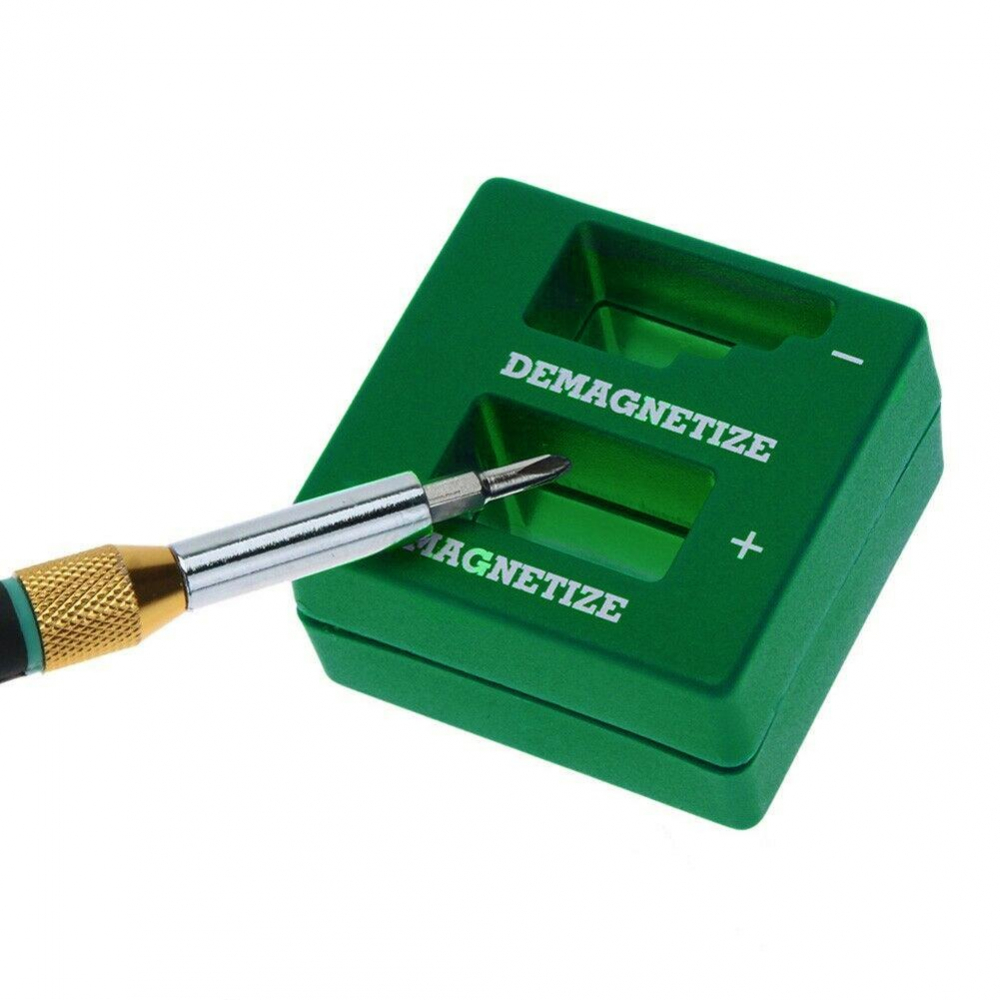 Magnetizor/demagnetizor pentru surubelnite, plastic, verde [3]