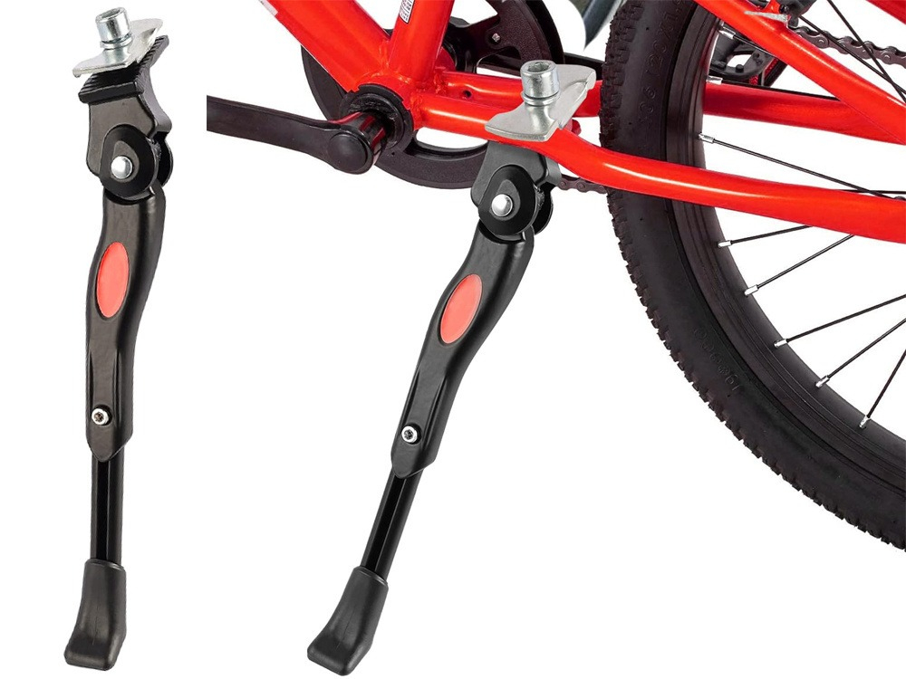 Cric pentru bicicleta, reglabil, 30-34 cm, aluminiu, antiderapant, negru [3]