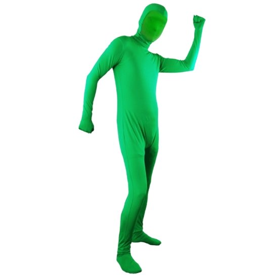 Costum verde Chroma-key universal pentru studio si filmari,marime 180 cm - L [2]