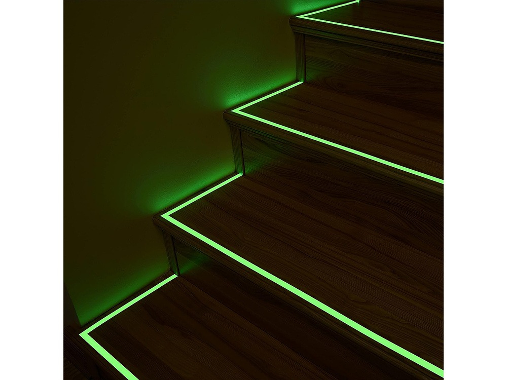 Banda adeziva, fosforescenta, 3 m x 2 cm, multifunctionala, verde [11]