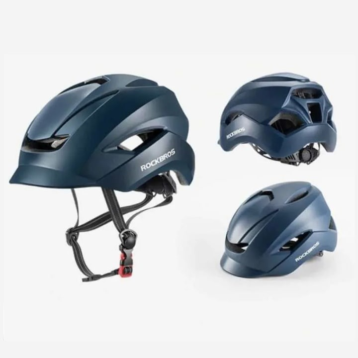 Casca de protectie pentru bicicleta, trotineta, role, scuter, skateboard, ATV, 57-62 cm, albastru [6]